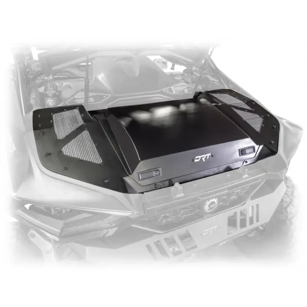 drt motorsports can am 2024 maverick r aluminum trunk enclosure 9