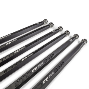 drt motorsports can am 2024 maverick r hex bar radius rod set 3