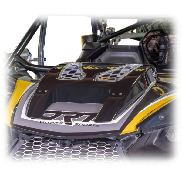 drt motorsports can am 2024 maverick r high impact abs hood scoop 5