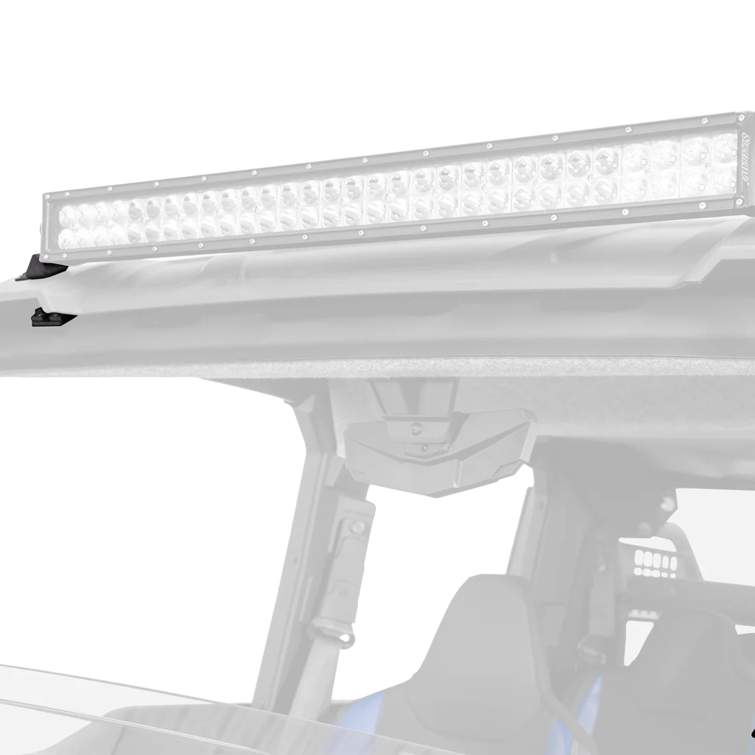 superatv polaris xpedition 30 light bar roof mount 7