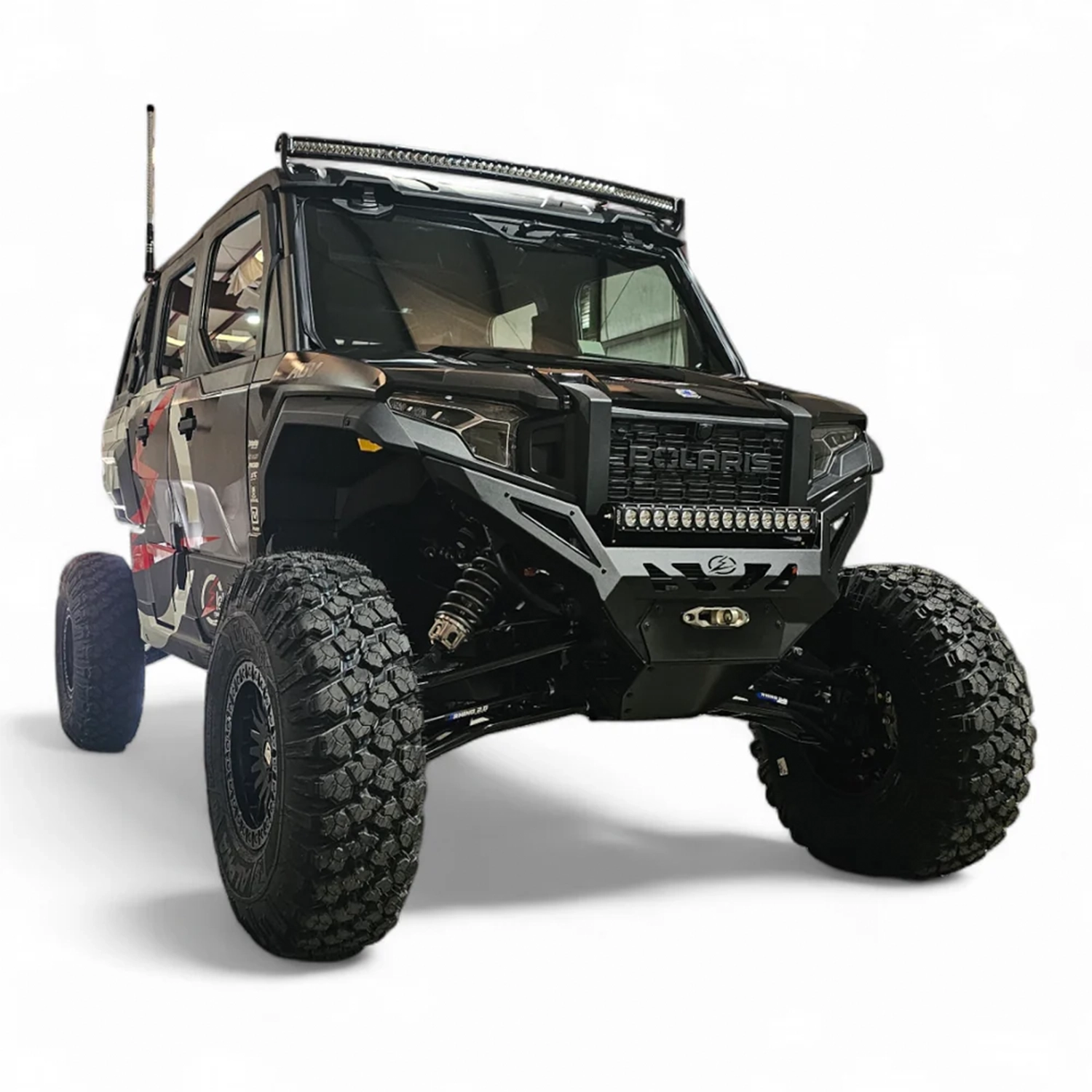 ajk offroad 2024 up polaris xpedition volt front winch bumper 1