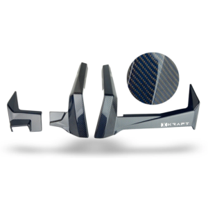 xkraft polaris rzr pro dash trim carbon fiber Gloss Blue Carbon Kevlar