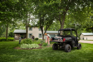 2026 Polaris RANGER 500 Affordable Utility Side by Side WebMedium JPG 2026 orv rgr 500 sage green image lifestyle POL11256 06647
