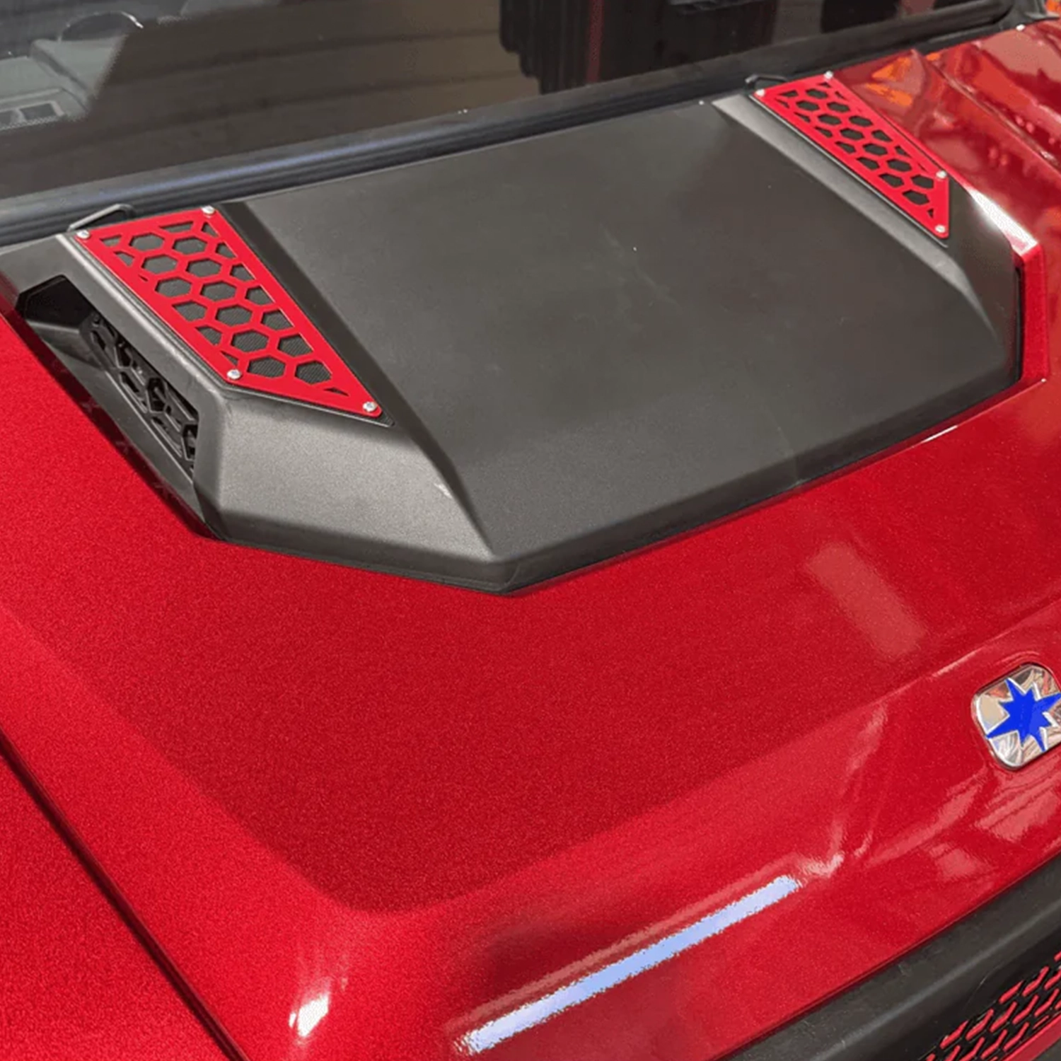 ajk offroad polaris ranger 1500xd hood accents 4