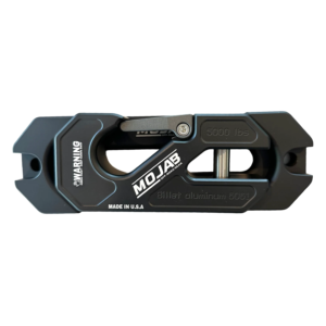 mojab offroad side by side utv aluminum recessed winch shackle with fairlead kit closed latch 17