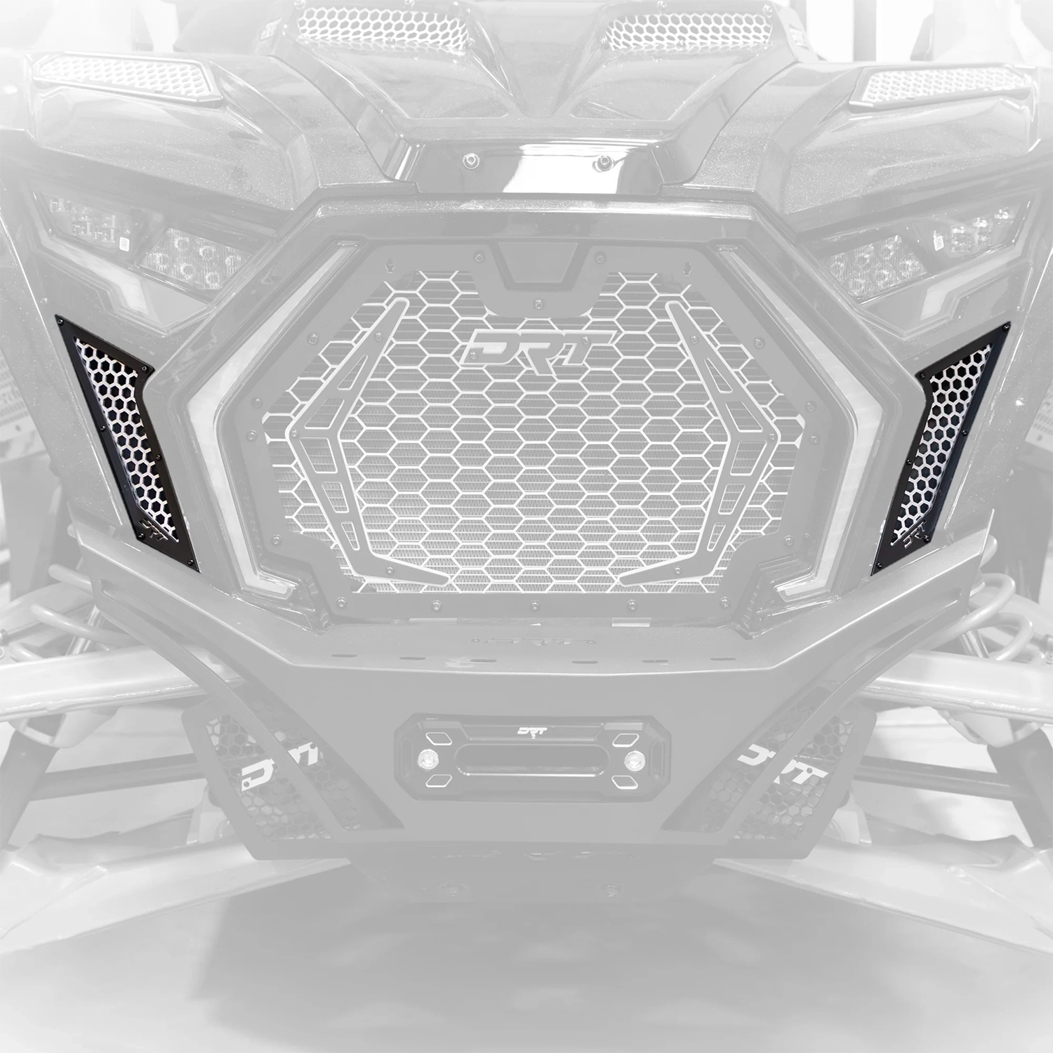 drt motorsports aluminum lower front grill kit for polaris 2025 rzr pro xp pro s pro r 3