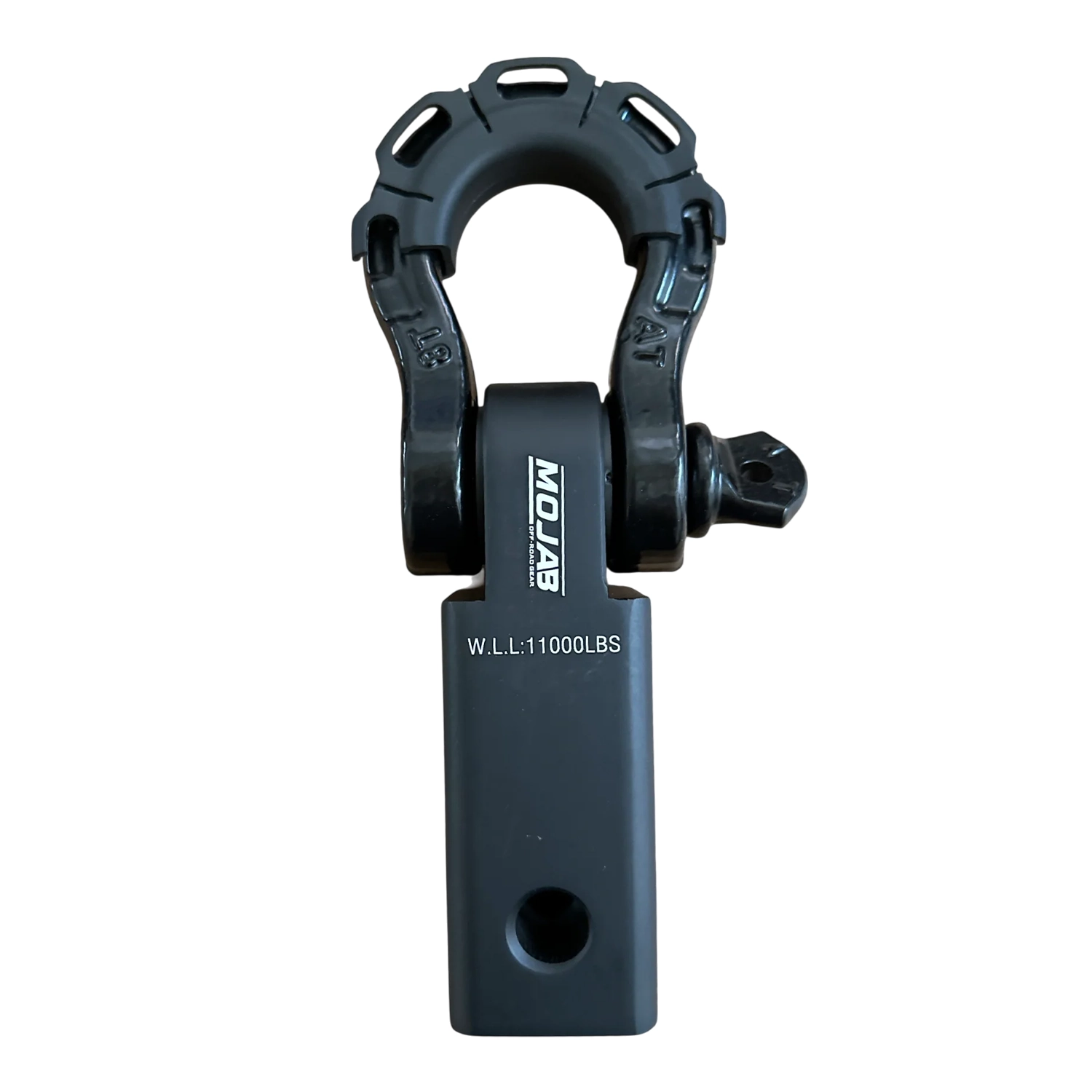 mojab offroad 2 aluminum hitch receiver with steel d shackle 2