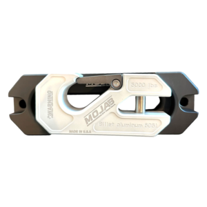 mojab offroad side by side utv aluminum recessed winch shackle with fairlead kit closed latch 1