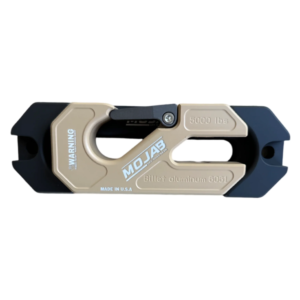 mojab offroad side by side utv aluminum recessed winch shackle with fairlead kit closed latch 4