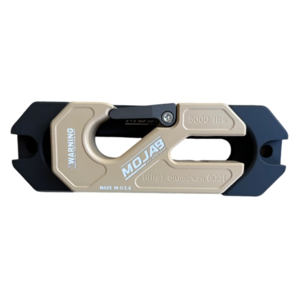 mojab offroad side by side utv aluminum recessed winch shackle with fairlead kit closed latch 4