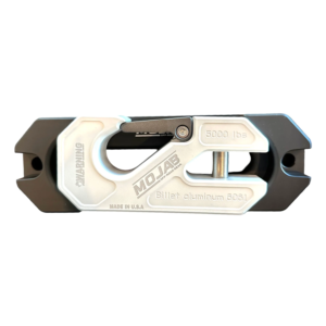 mojab offroad side by side utv aluminum recessed winch shackle with fairlead kit closed latch 5