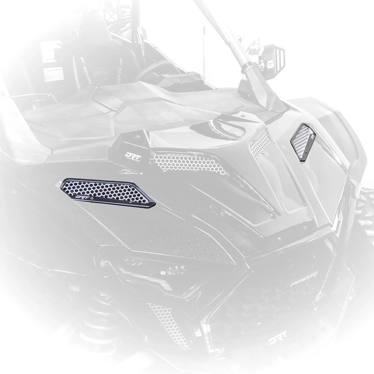 drt motorsports billet aluminum front fender intake mesh kit for polaris 2025 rzr pro xp pro s pro r 4