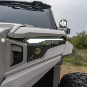 XTC Power Products Polaris Xpedition Headlight & Turn Signal Bundle — Amber Turn Signals + Self Canceling System with Billet Lever 1
