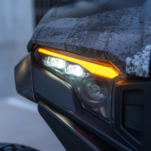 XTC Power Products Polaris Xpedition Headlight & Turn Signal Bundle — Amber Turn Signals + Self Canceling System with Billet Lever 4