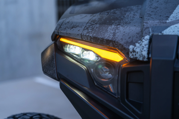 XTC Power Products Polaris Xpedition Headlight & Turn Signal Bundle — Amber Turn Signals + Self Canceling System with Billet Lever 4