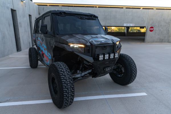 XTC Power Products Polaris Xpedition Headlight & Turn Signal Bundle — Amber Turn Signals + Self Canceling System with Billet Lever 5