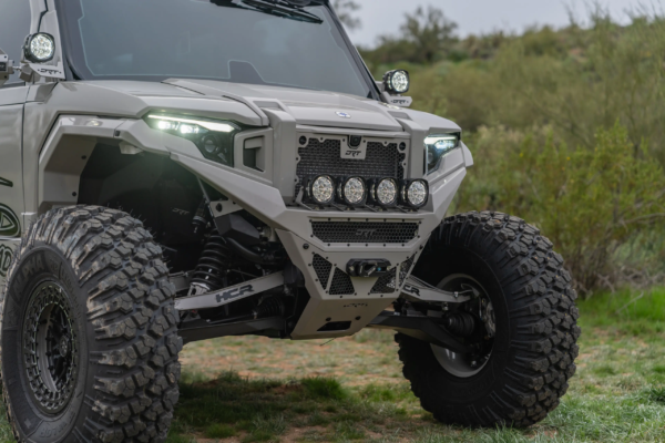 XTC Power Products Polaris Xpedition Headlight & Turn Signal Bundle — Amber Turn Signals + Self Canceling System with Billet Lever 7