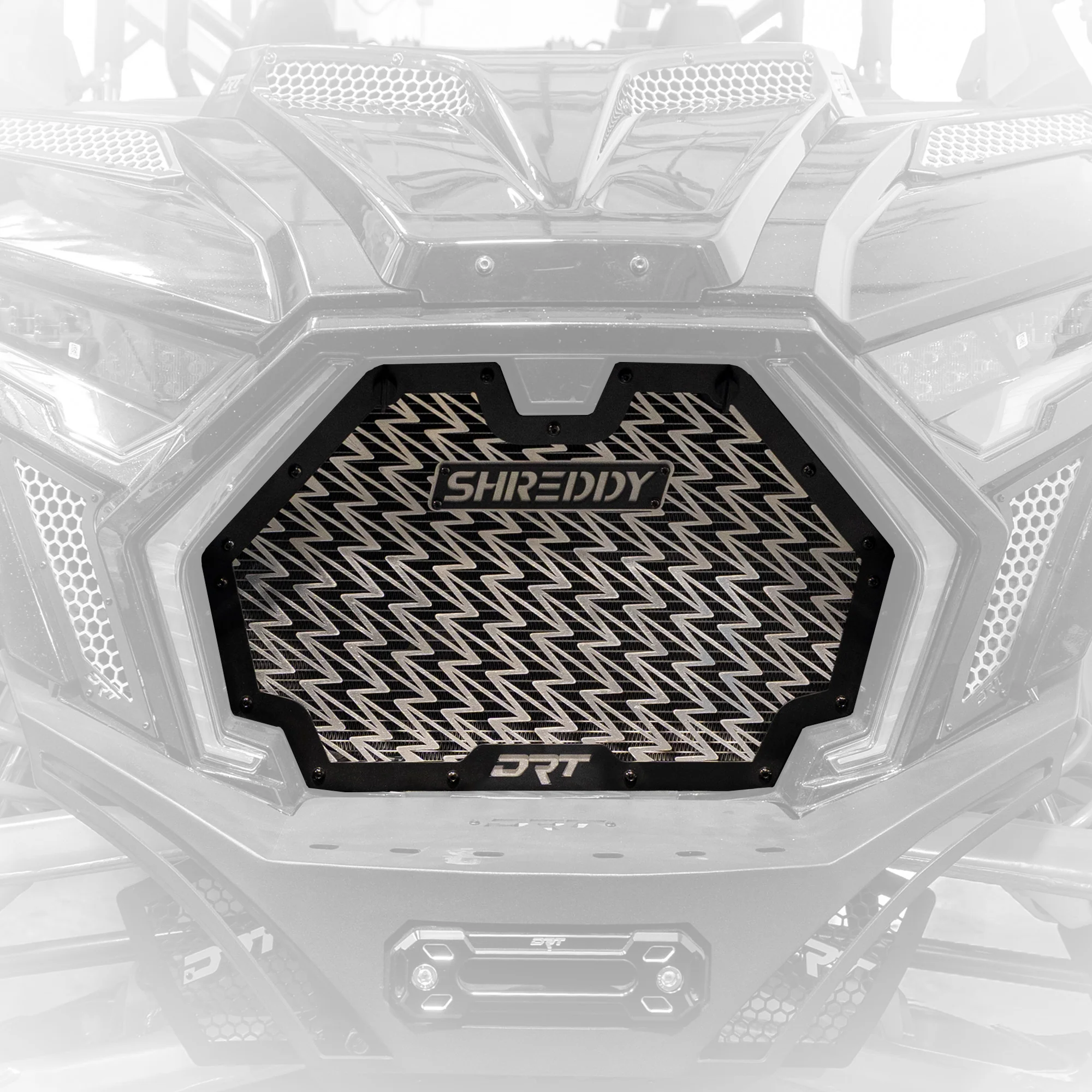 drt motorsports shreddy aluminum front grill for polaris 2025 rzr pro xp pro s pro r 1.jpg