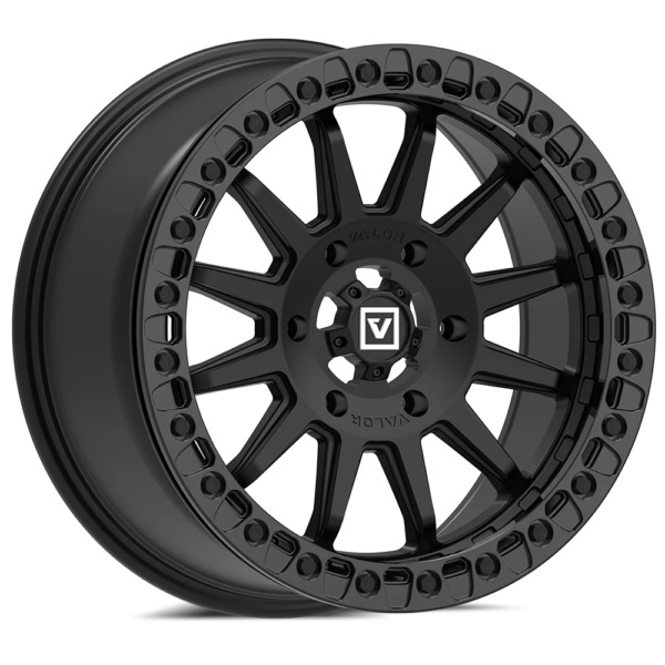 valor offroad v09 beadlock utv wheel satin black 17