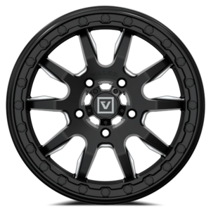 valor offroad v15 beadlock utv wheel satin black 2