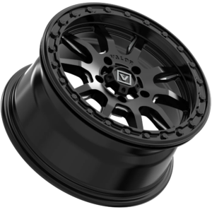 valor offroad v15 beadlock utv wheel satin black 3