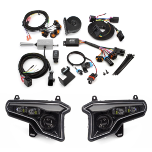 xtc power products polaris xpedition headlights amber turn signals self canceling turn signal kit