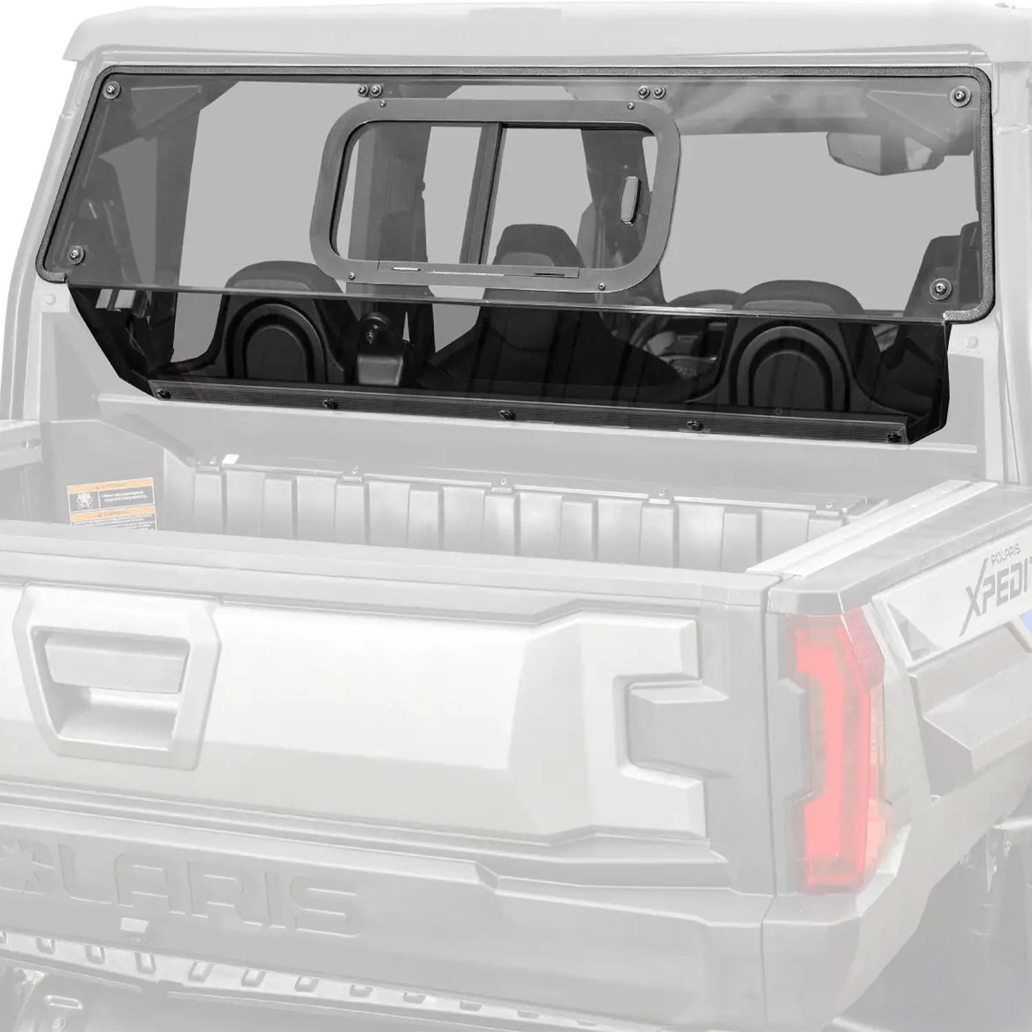 superatv polaris xpedition xp sliding rear windshield 12
