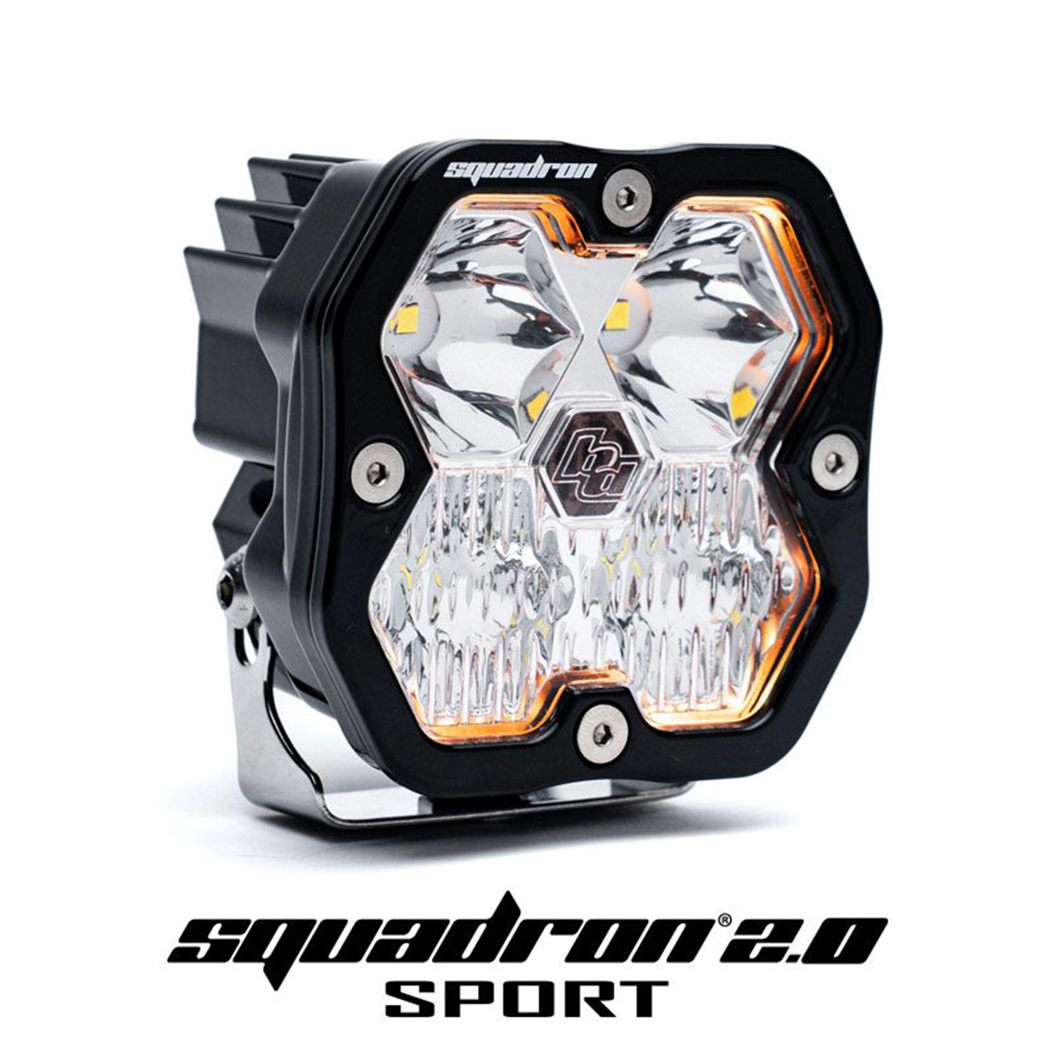 baja designs squadron 2 0 sport black led auxiliary light pod pair universal