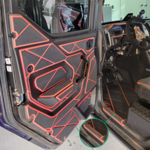 sc wake polaris xpedition 4 seat door liners dash kit oem 2