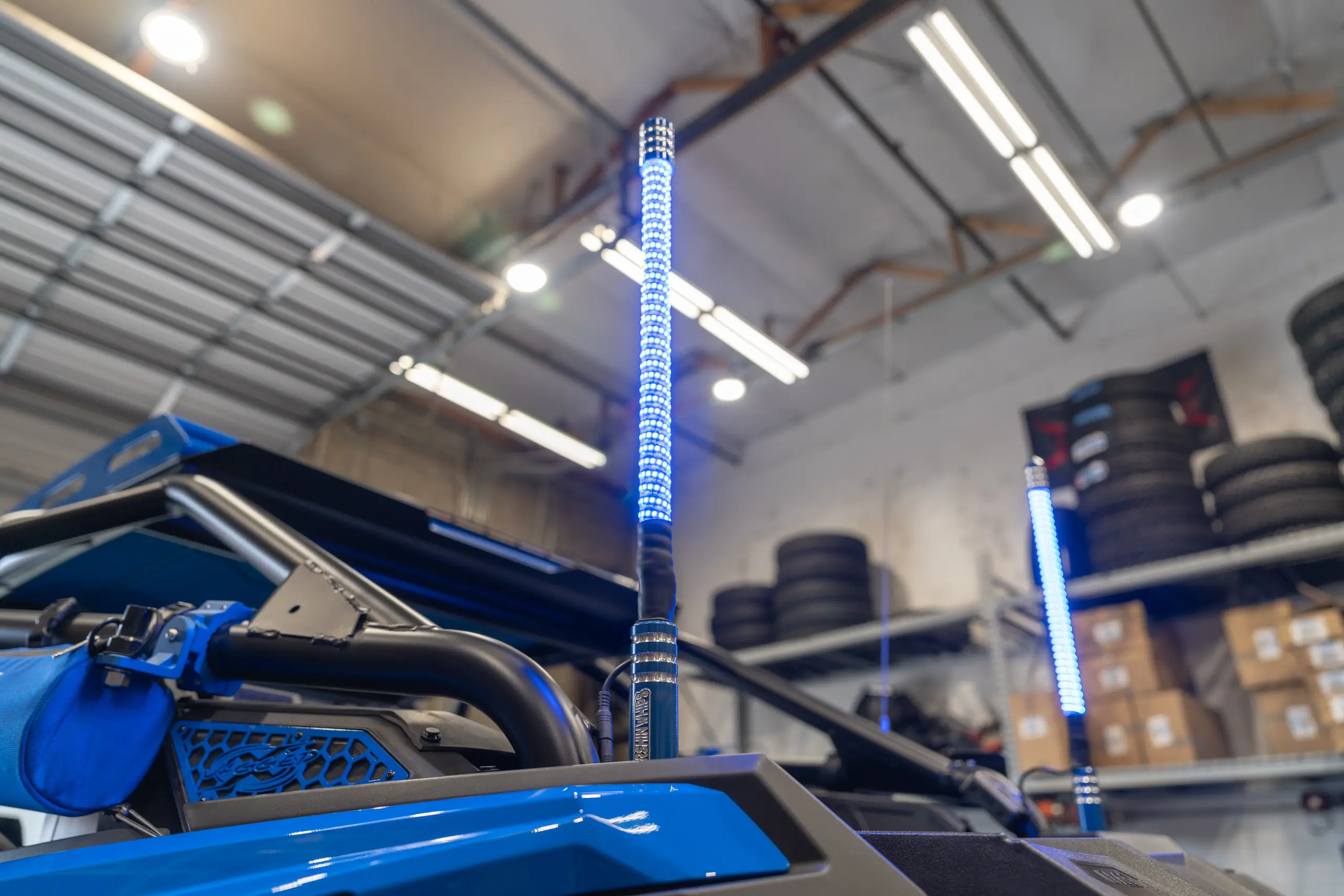 4 2 polaris rzr pro r marshin whips blue jagged x offroad