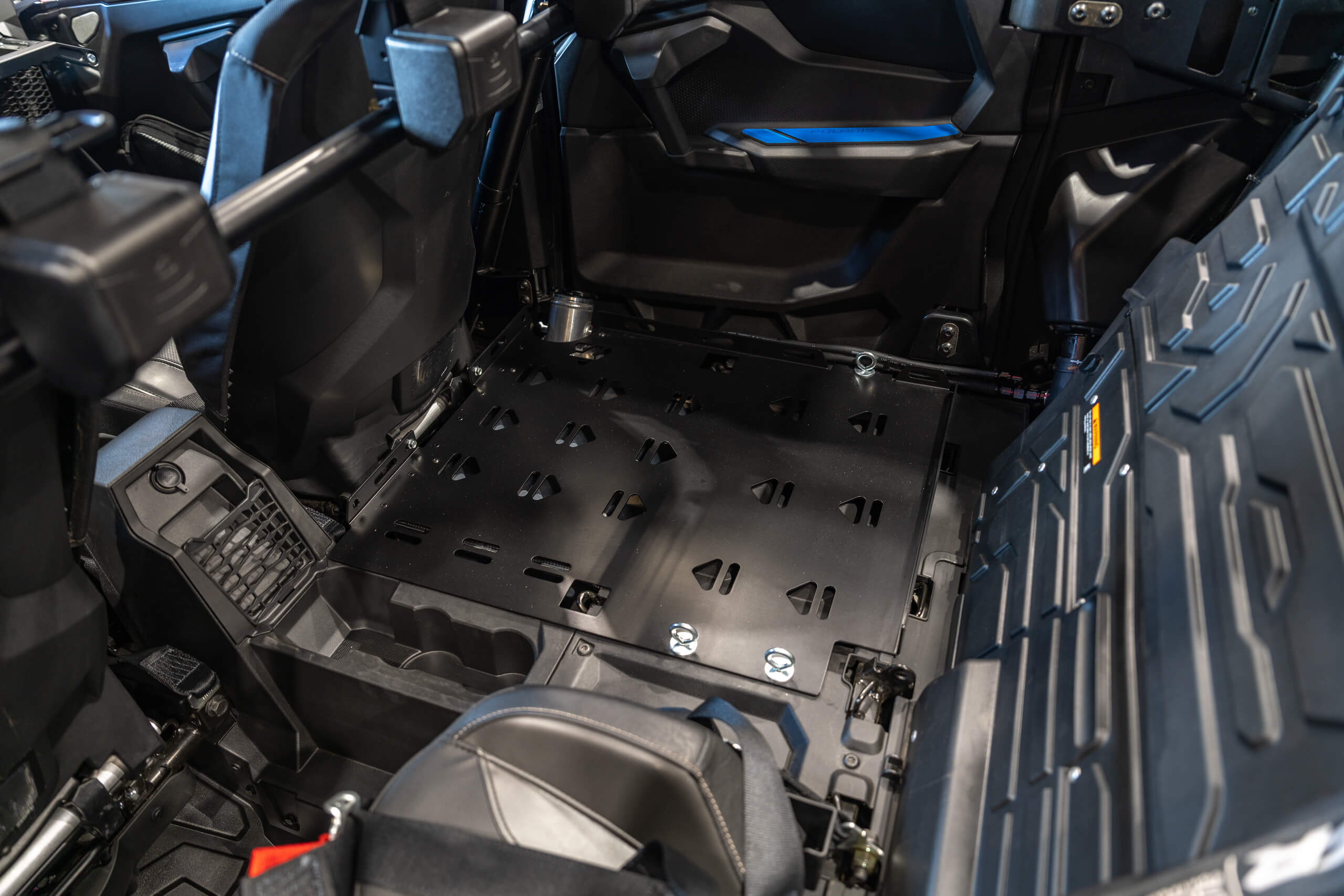 6 3 polaris rzr pro r ultra rear seat storage jagged x offroad