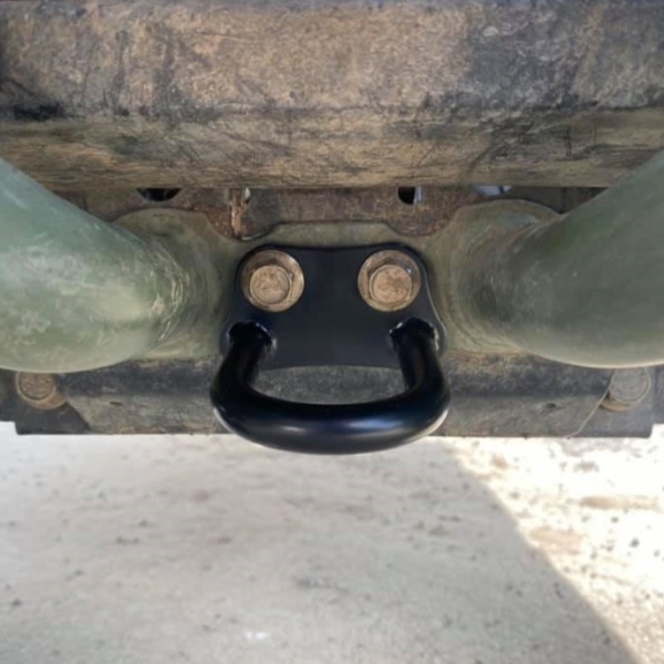 bs fab utv polaris general and rzr tow loop tie down snatch block point 1