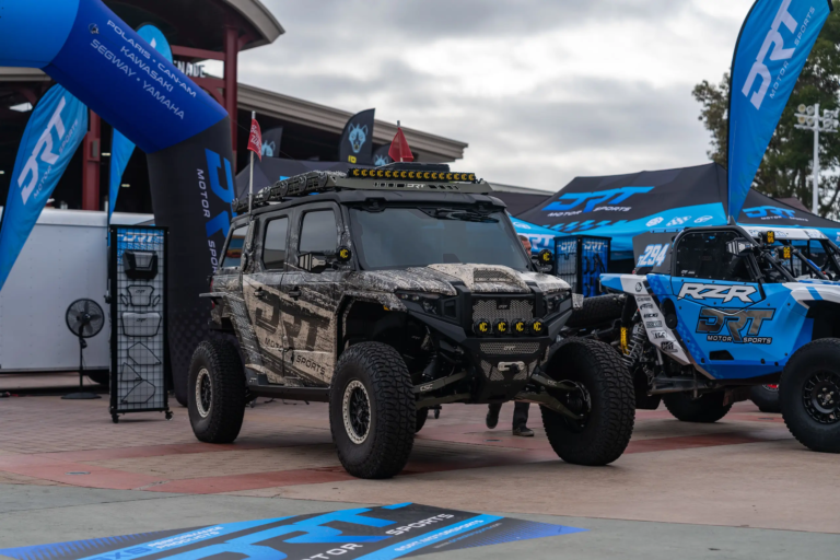 1 1 drt motorsports 2026 polaris xpedition adv front three quarter jagged x offroad
