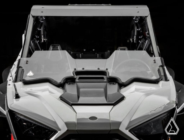 assault industries half windshield fits polaris rzr pro xp pro r turbo r 3