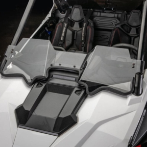 assault industries half windshield fits polaris rzr pro xp pro r turbo r 5