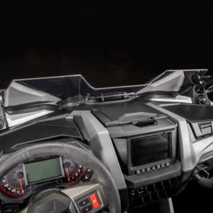 assault industries half windshield fits polaris rzr pro xp pro r turbo r 6
