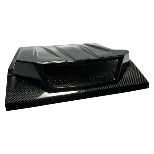 fourwerx carbon polaris xpedition carbon fiber hood scoop 4
