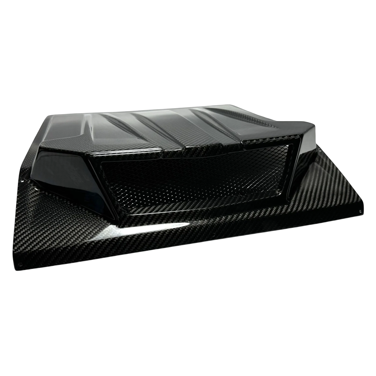 fourwerx carbon polaris xpedition carbon fiber hood scoop 4