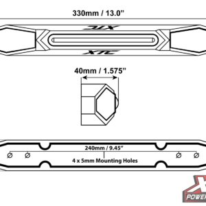 xtc power products x lite chase light bar 8
